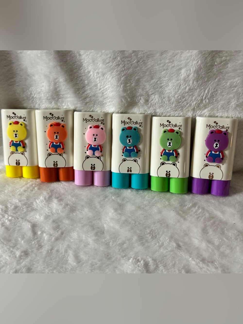 Moccallure Cute Bear Dual-Color Lip Sticks